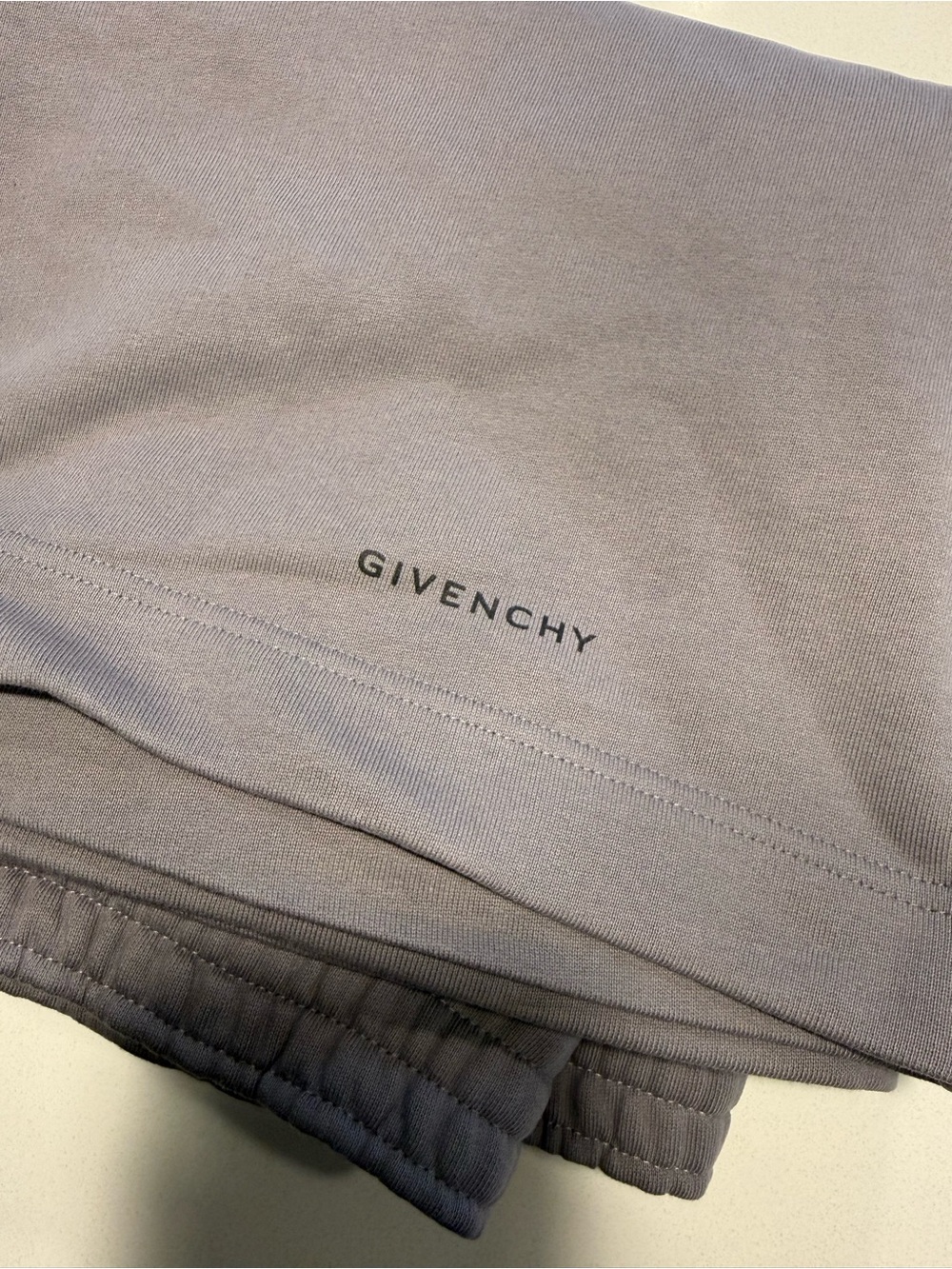 Givenchy Gray Elastic-Waist Shorts - Picture 3 of 3